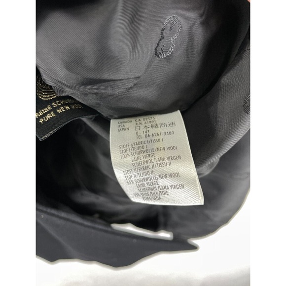 Escada Women's Blazer‎ Button Black Long Sleeve Wool Size Medium - Picture 6 of 10